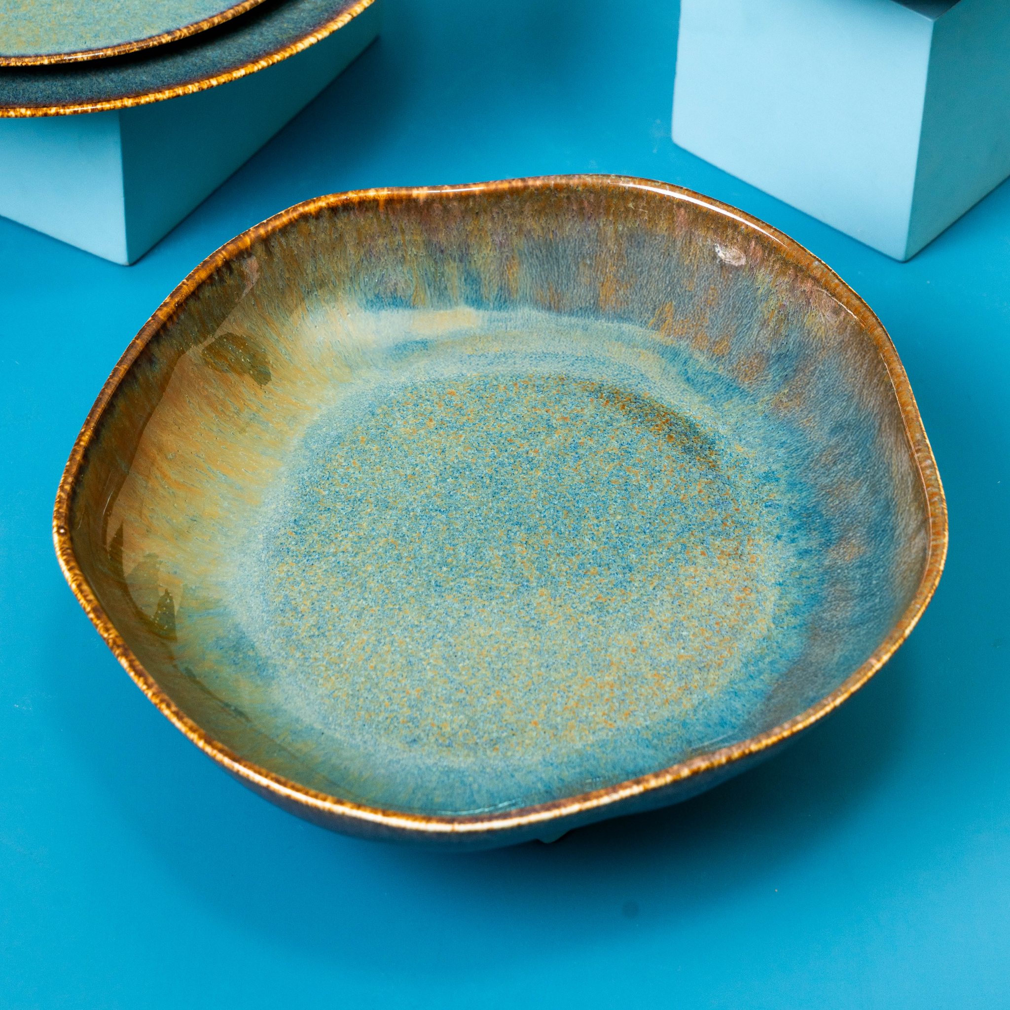 Emerald Green Salad Bowl