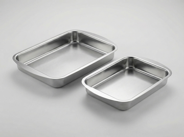 Stainless Steel Rectangular Tajins set