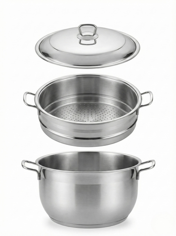 Steam Cooking Pot Set - 3 PCS (32 cm)