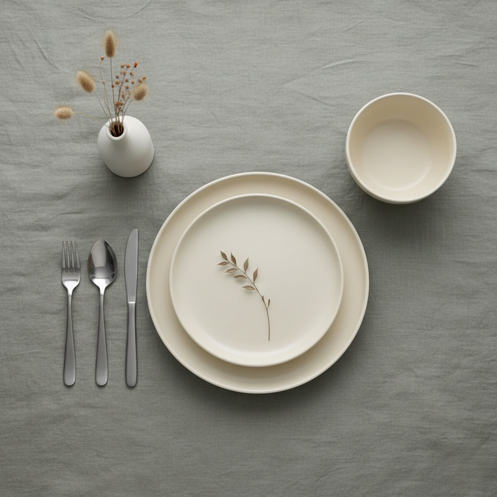 Vanilla Elegance Dinner Set