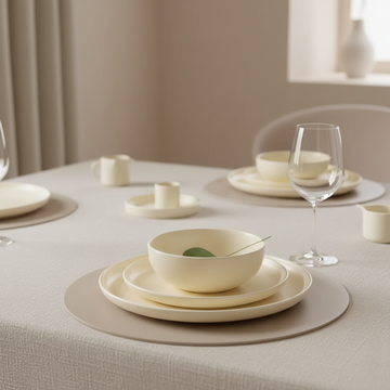Vanilla Elegance Dinner Set