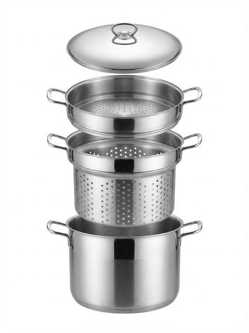 Steam Cooking Pot Set - 4 PCS (26 cm)