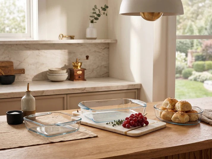 Borcam Pyrex 3-Piece Tajins Set — HomePro Egypt (view 1)