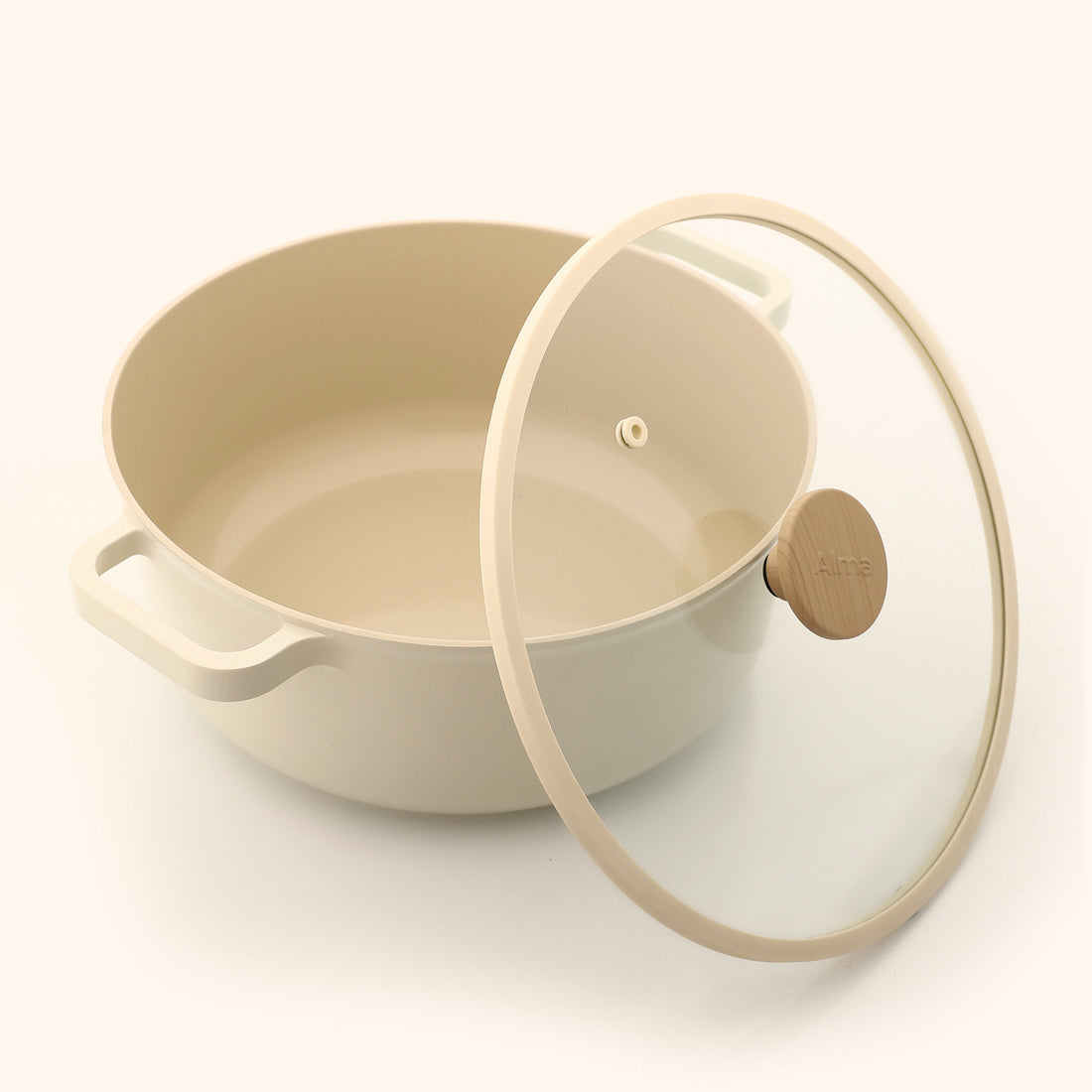 Alma Ceramic Pot Beige