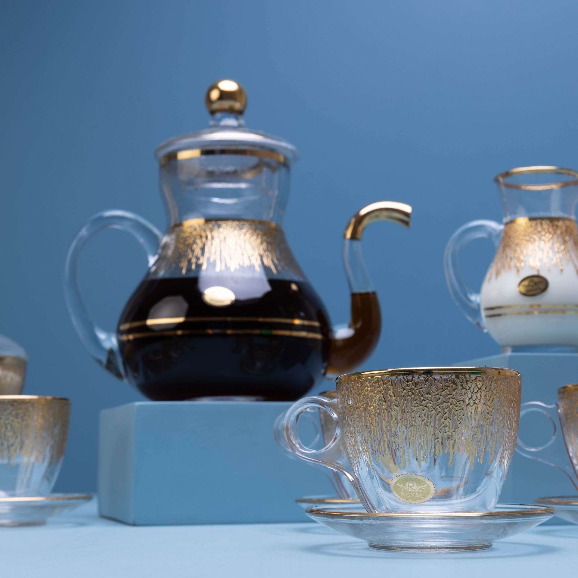Golden Veil Tea Set