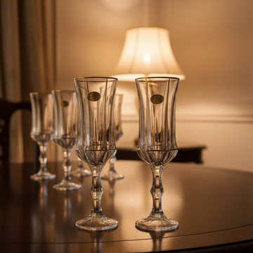 Golden Flare Crystal Tall Set