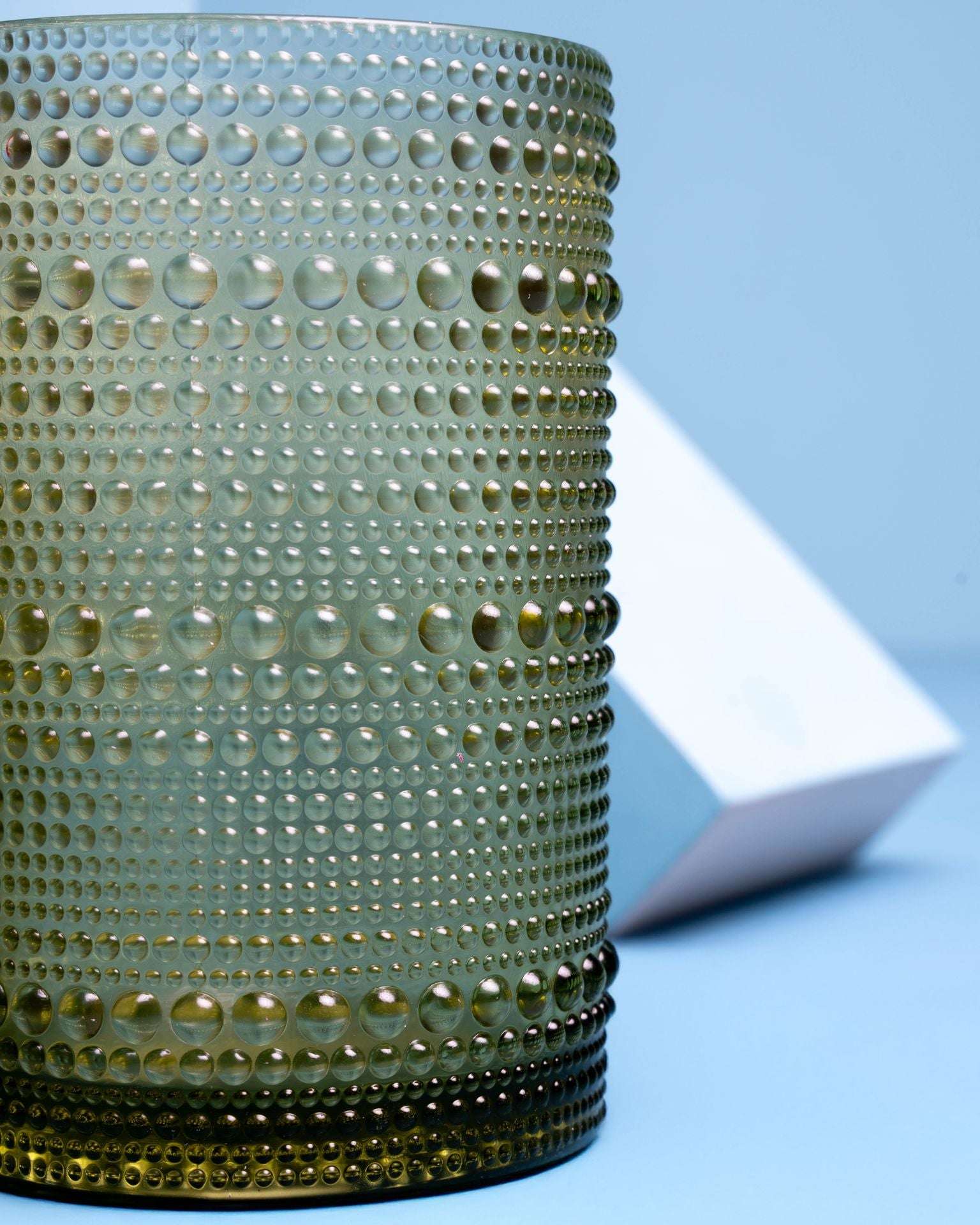 Dotline Glass Cup - Green