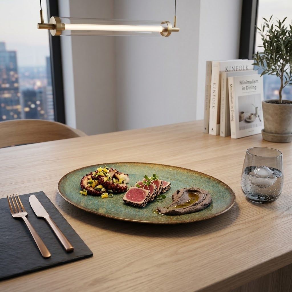 Large Emerald Green Serving Platter — HomePro Egypt (view 2)