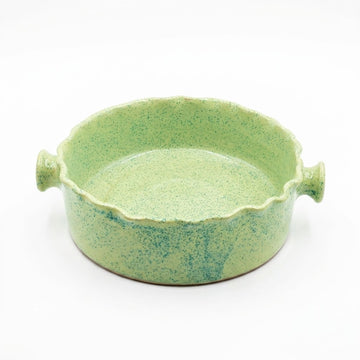 The Green Glow Pottery Bowl