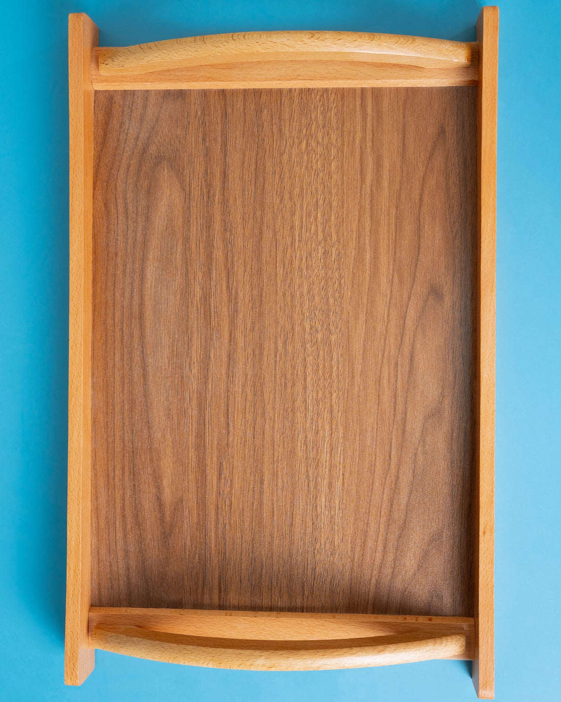 Charm wooden handle serving tray