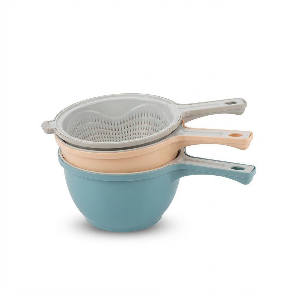 Plastic Colander with Handle — HomePro Egypt
