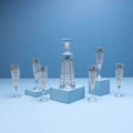 Golden Lattice Drinkware Set