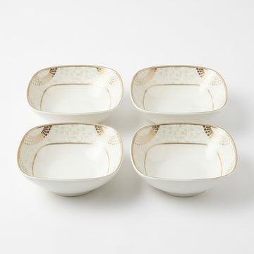 4-Pieces Sunburst Pearl Bowl