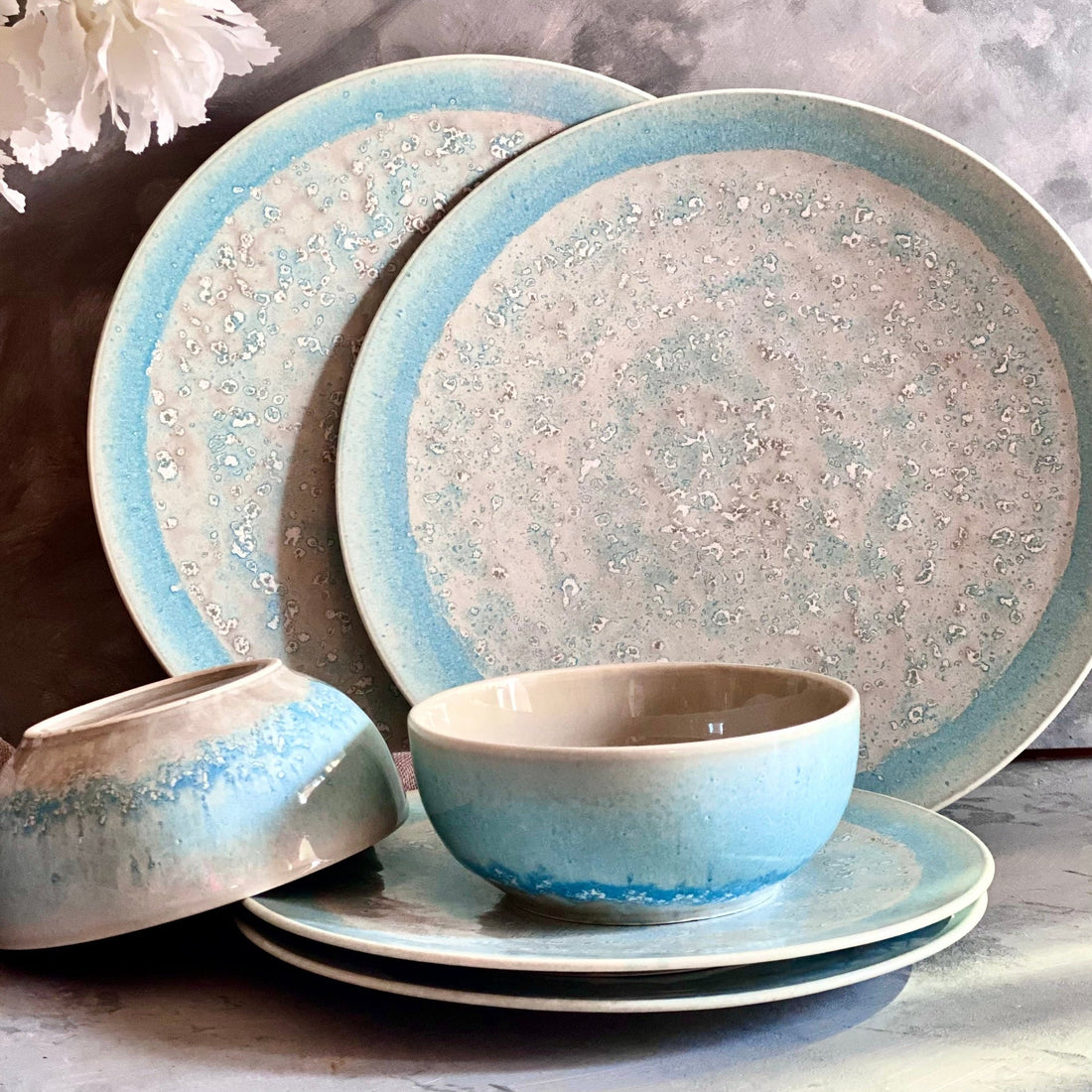 Porcelain ICE Berg Set