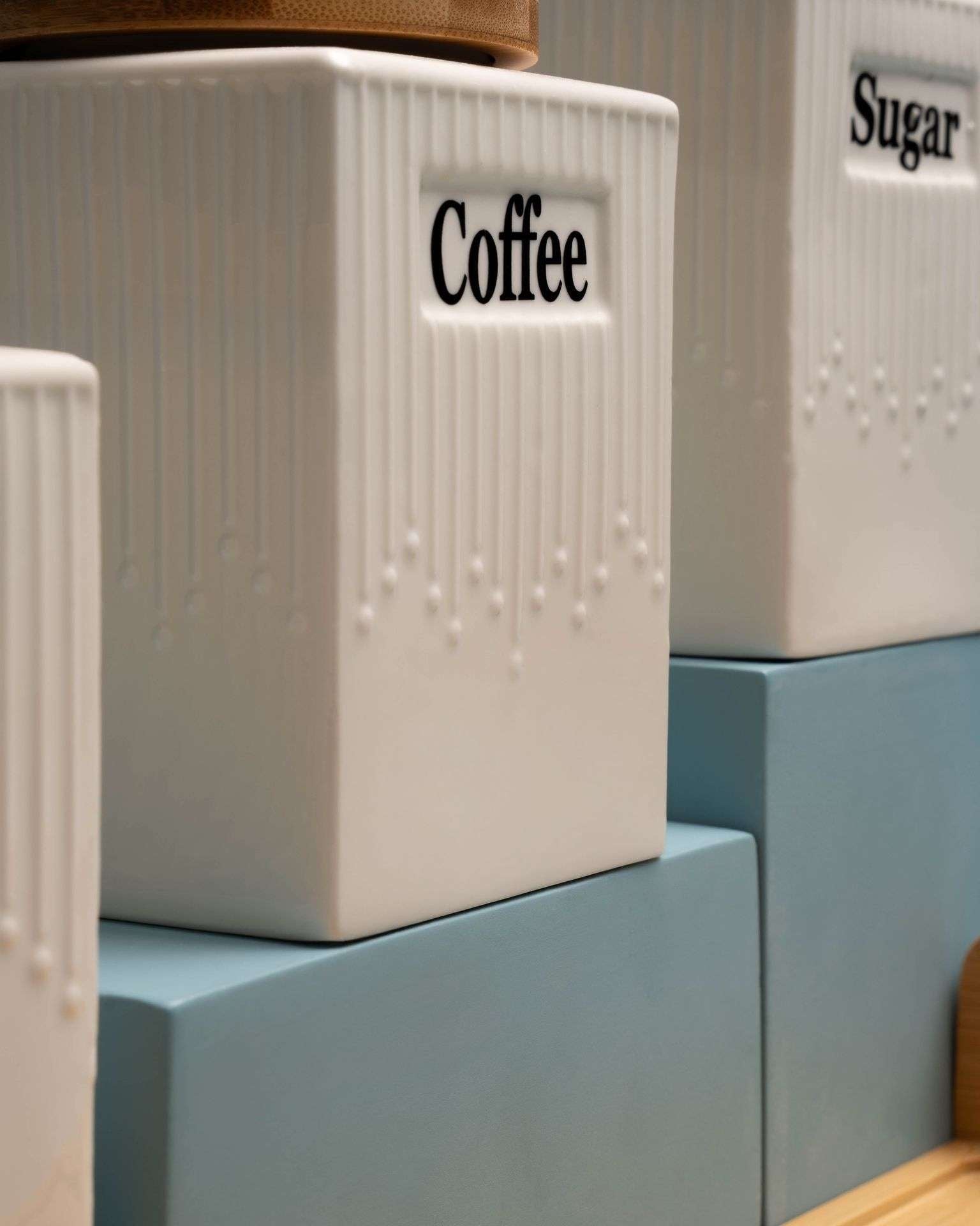 Essentials Porcelain Canister 3 pcs Set