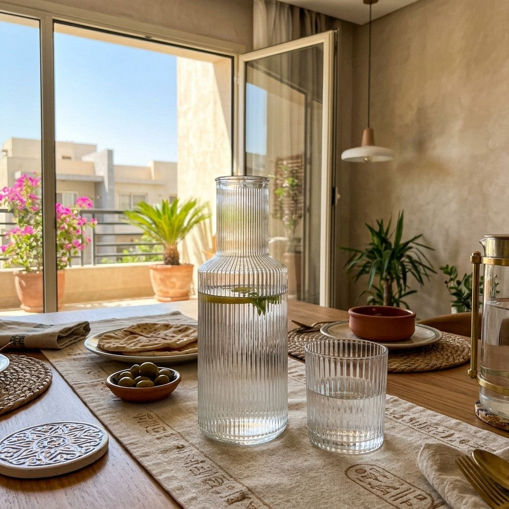 HP-AI-lifestyle Clarity Drinkware Glass Set