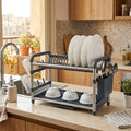 HP-AI-lifestyle 2-Tier Silver Dish Rack