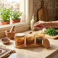 HP-AI-lifestyle 3-Pieces Style Tidiness Jar Set