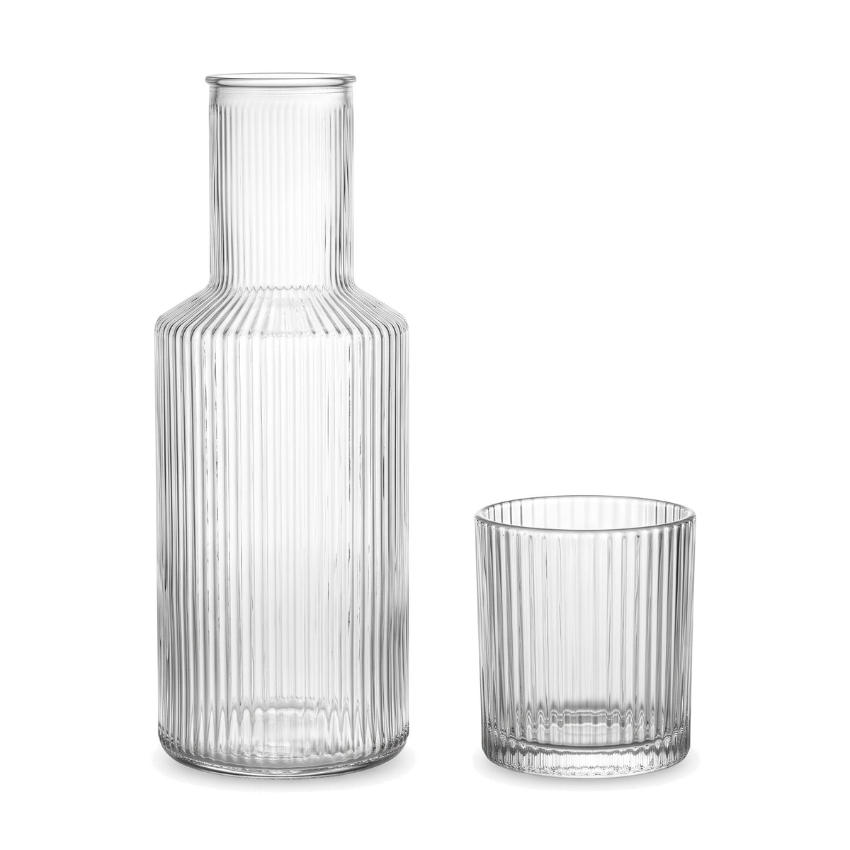 HP-AI-white Clarity Drinkware Glass Set
