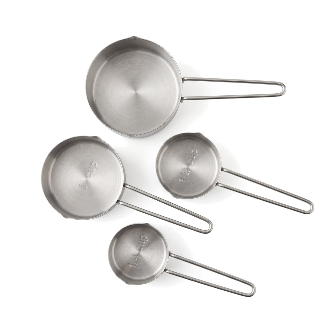 HP-AI-white Stainless Steel Measuring Cup Set