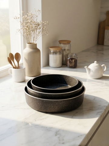 Terynova Power Granite 3-Piece Tray Set