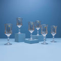 Golden Polygon Gleam Glass Set