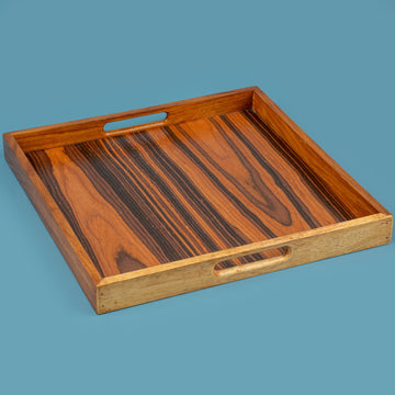 Square Wooden Serving Tray