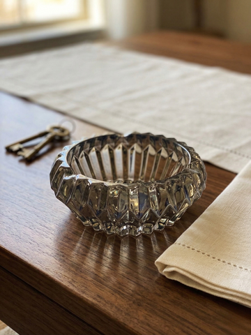 Smoked Black Ashtray