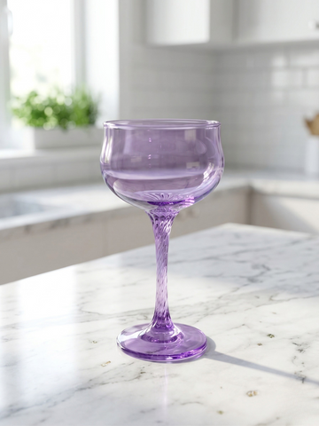 Violet Glow Goblet