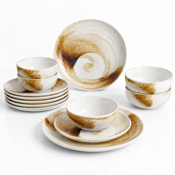 Porcelain Desert Dune Set