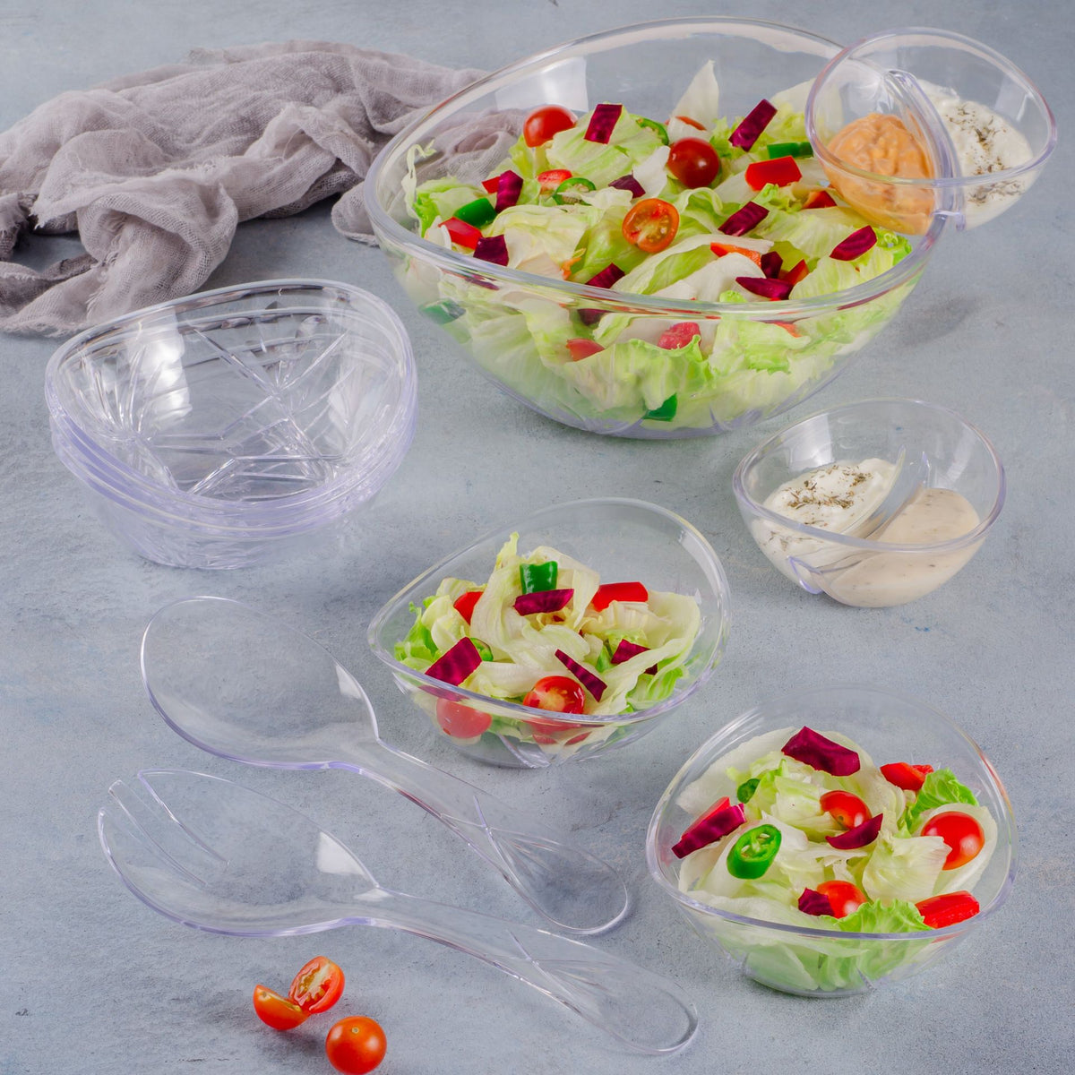 Acrylic Salad Set – HomePro