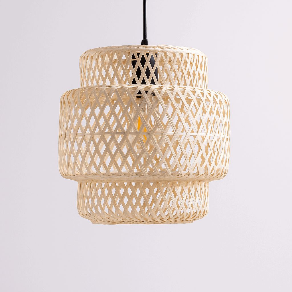 Rattan Glow Pendant