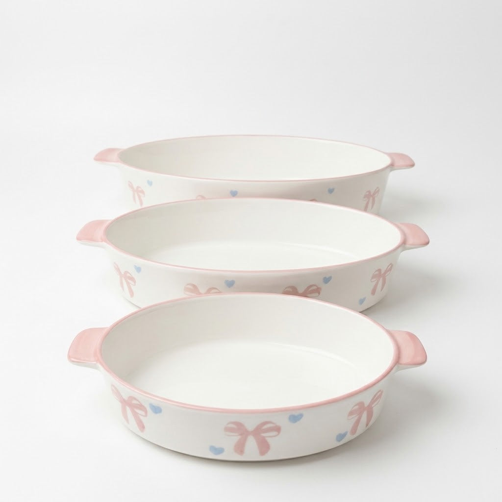 3-Pieces Butterfly Porcelain Bowl Set — HomePro Egypt (view 1)