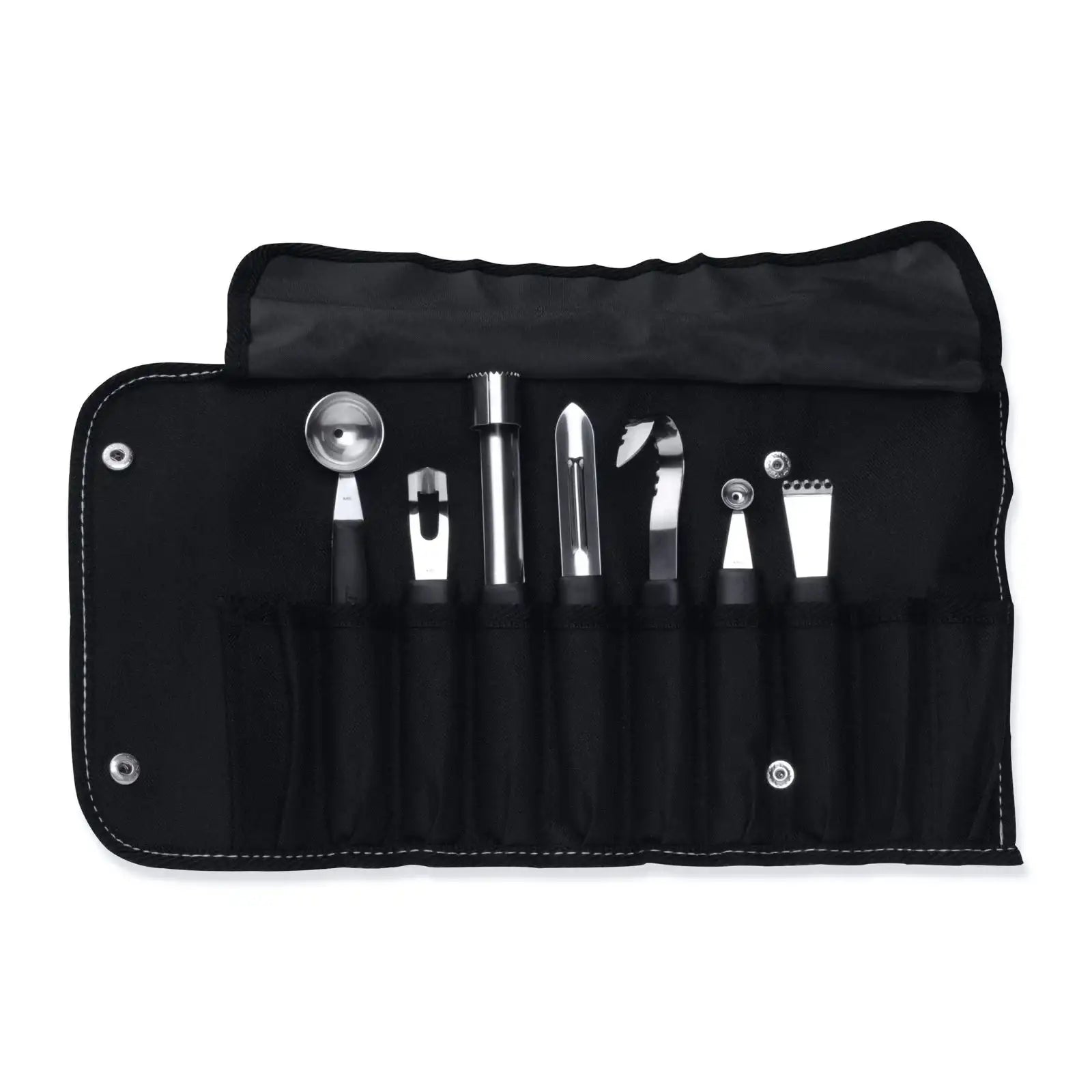 BergHOFF 8 piece garnishing set in folding bag
