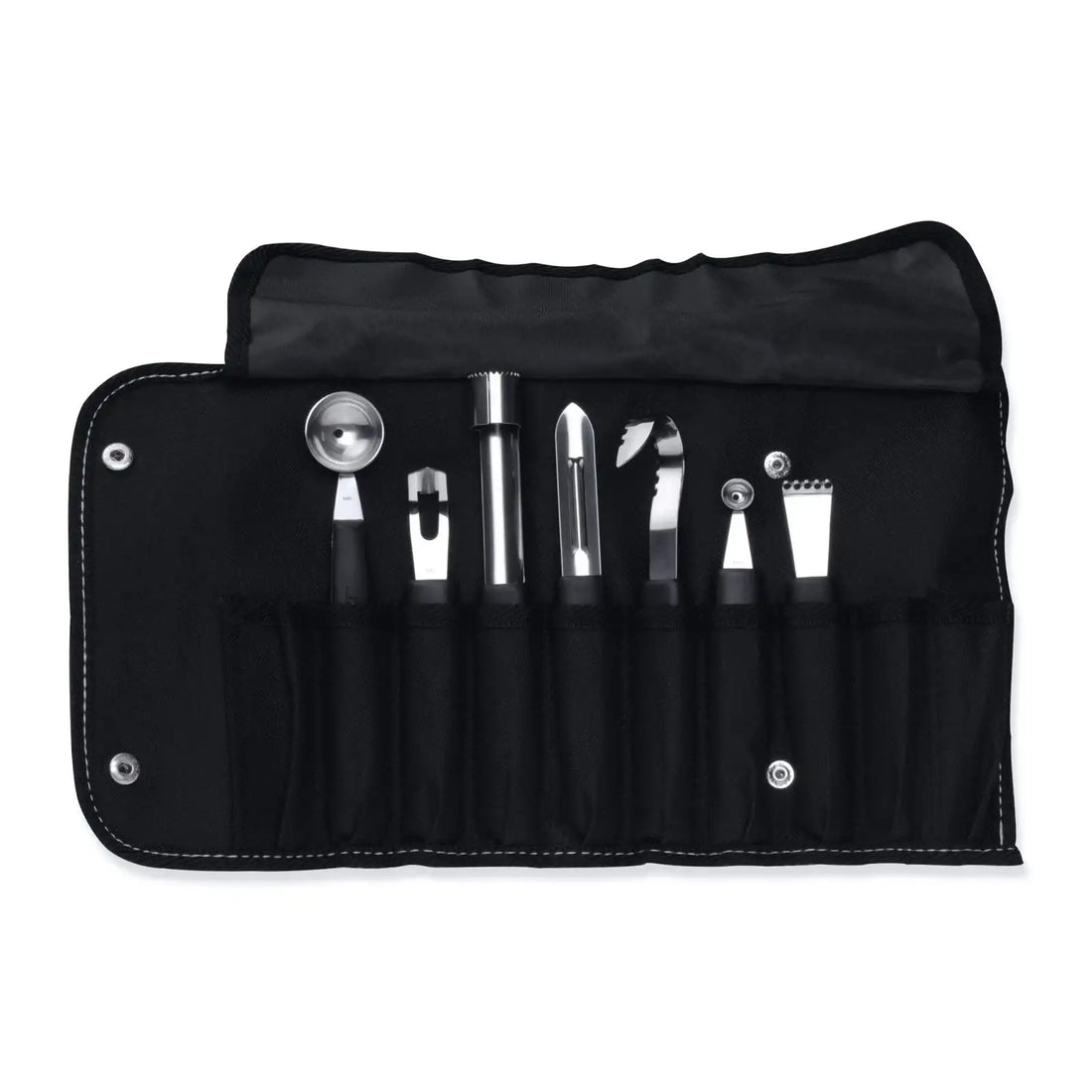 BergHOFF 8 piece garnishing set in folding bag