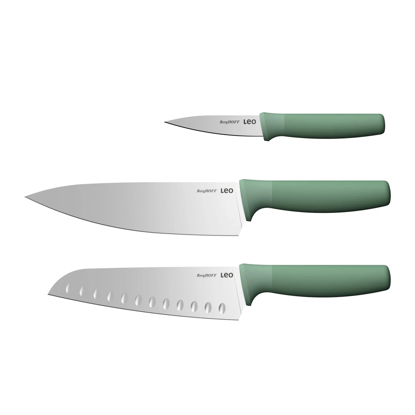 BergHOFF 3-pc advanced knife set Forest