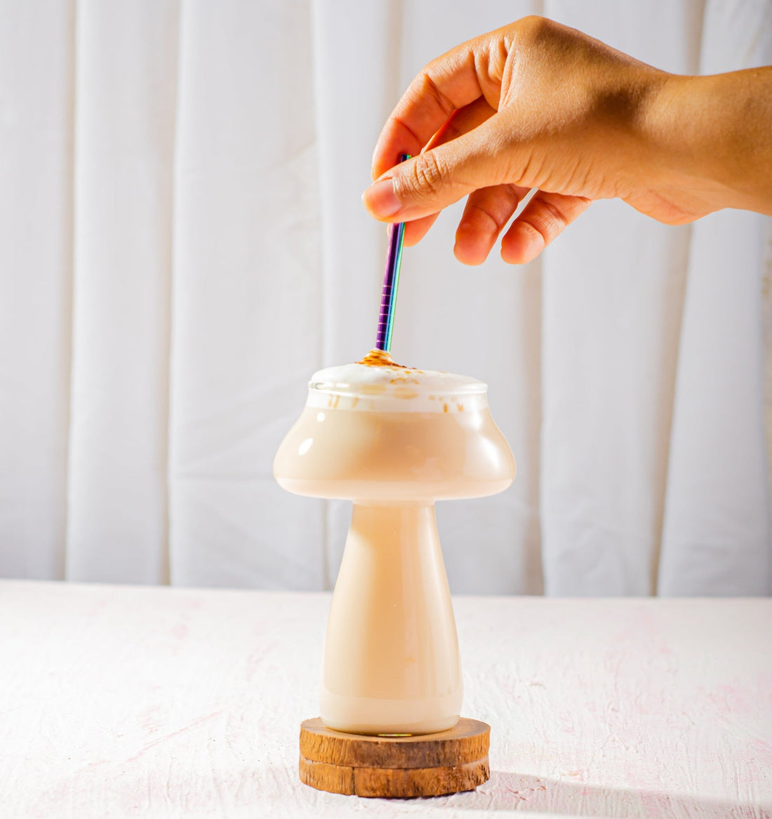 Mushroom Glass Cup