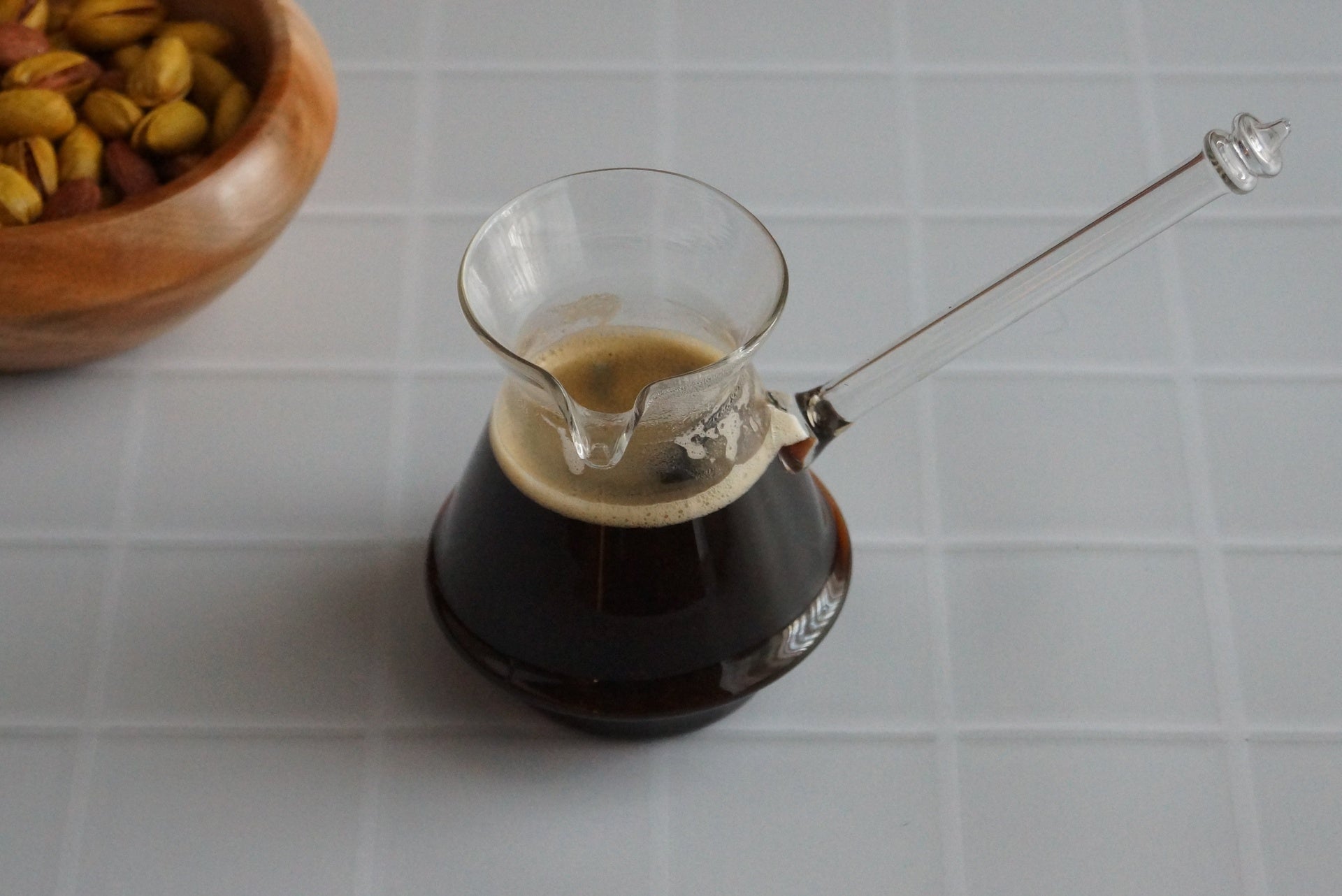 Glass Coffee Pot (kanaka)