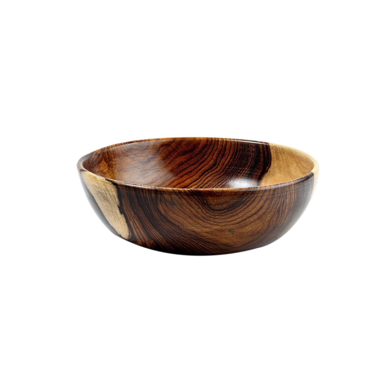20 cm Wooden Circular Bowl