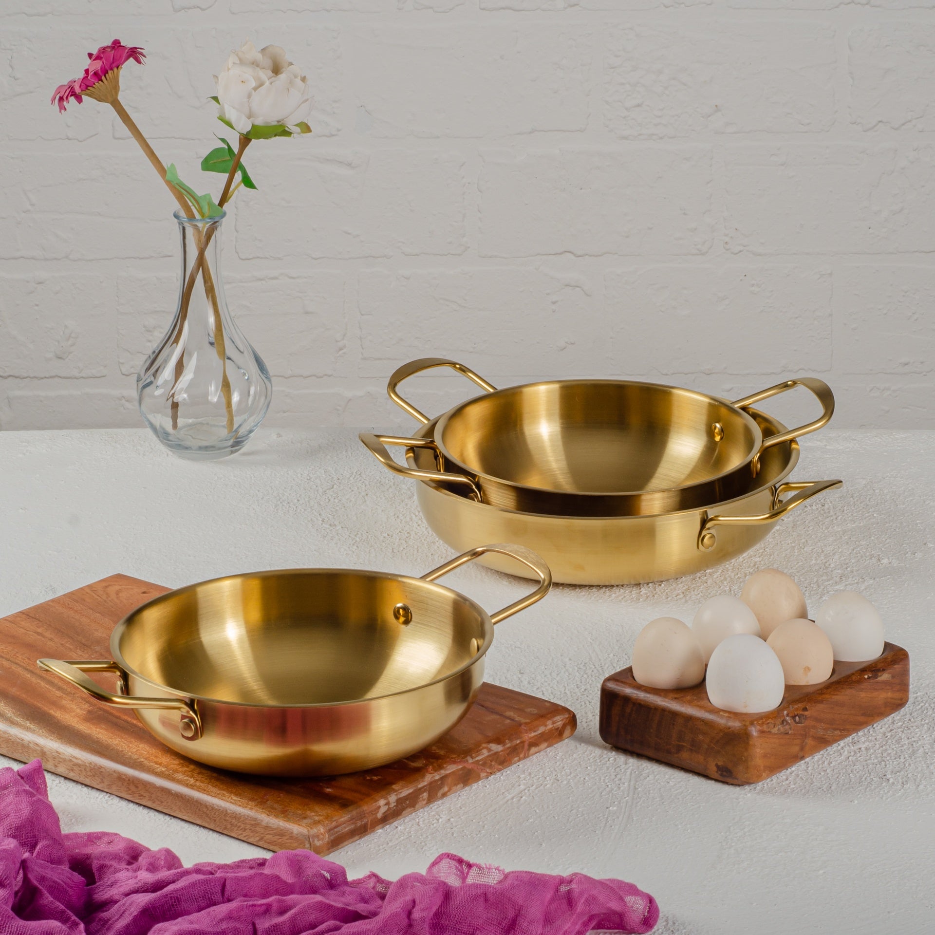 Golden Stainless Pans