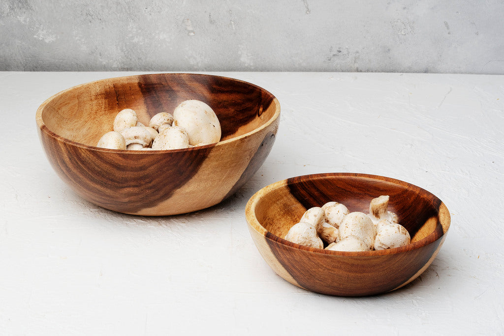 15 cm Wooden Circular Bowl