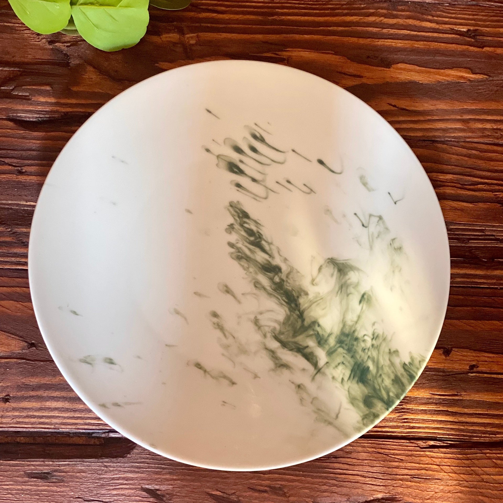Porcelain Marble Green Set